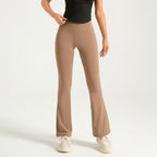Leggings Acampanados Mujer Cintura Alta