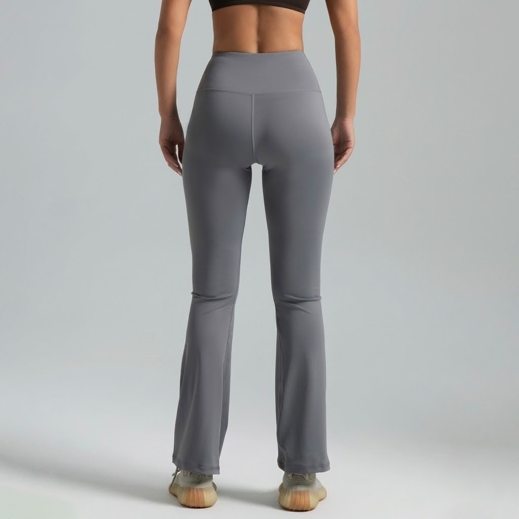 Leggings Acampanados Mujer Cintura Alta