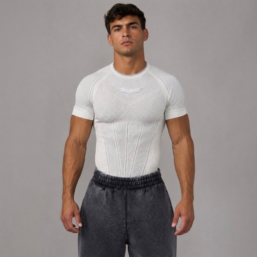 Camiseta de Compresión BATMAN Manga Corta Para hombre