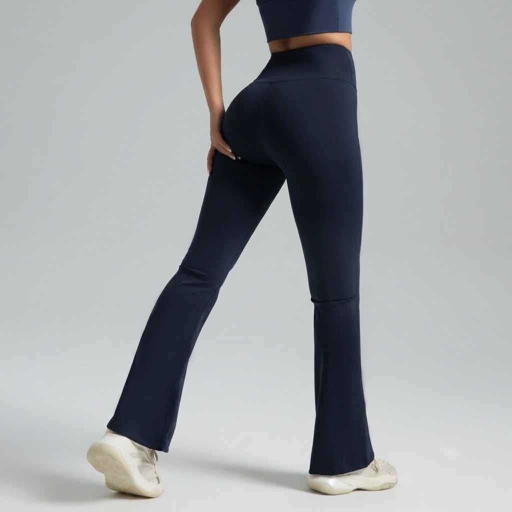 Leggings Acampanados Mujer Cintura Alta
