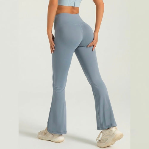 Leggings Acampanados Mujer Cintura Alta