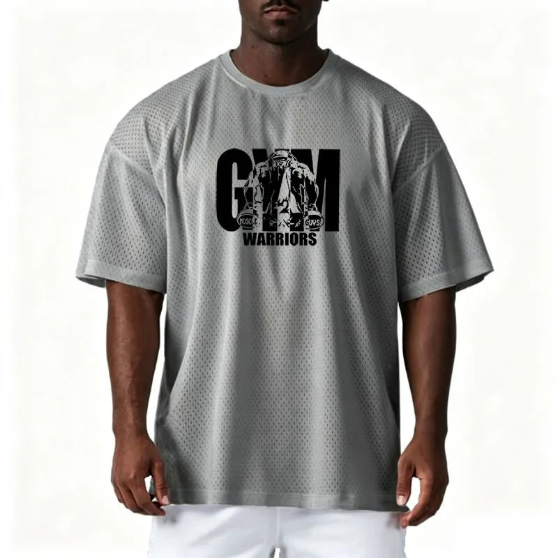 Camiseta Oversize "Gym Warriors"