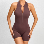 Mono Deportivo Push Up con Cremallera y Copas Integradas
