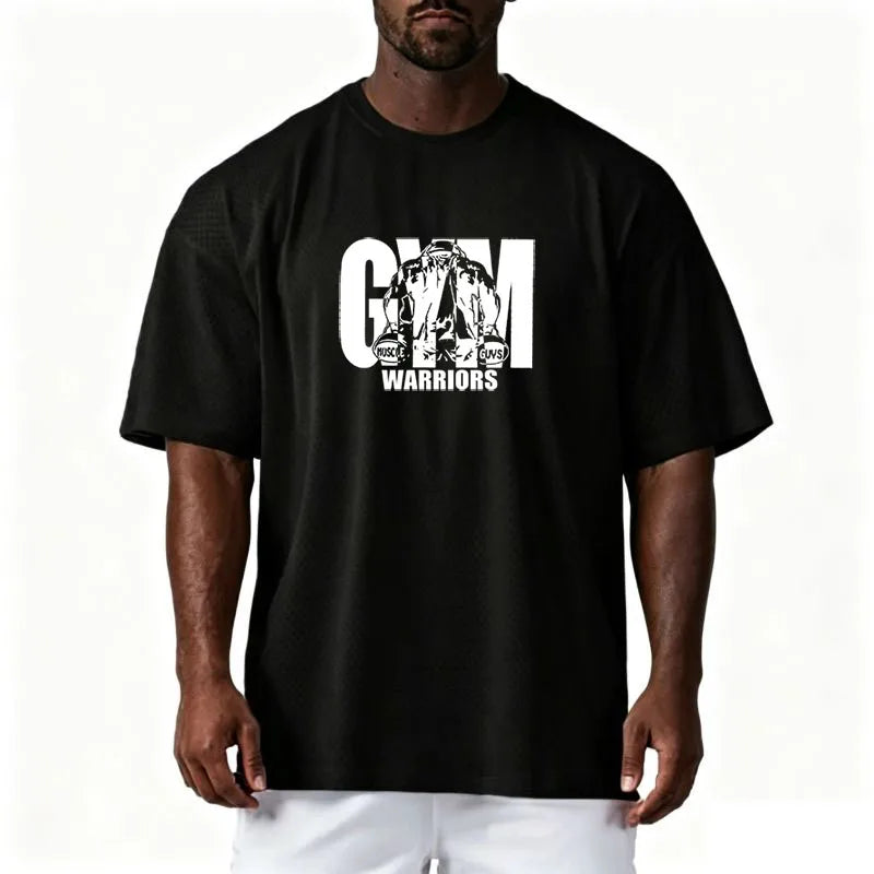 Camiseta Oversize "Gym Warriors"