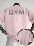 Camiseta Oversize "Gym Therapy"