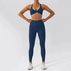 Conjunto Deportivo Seamless de Manga Larga 2 Piezas