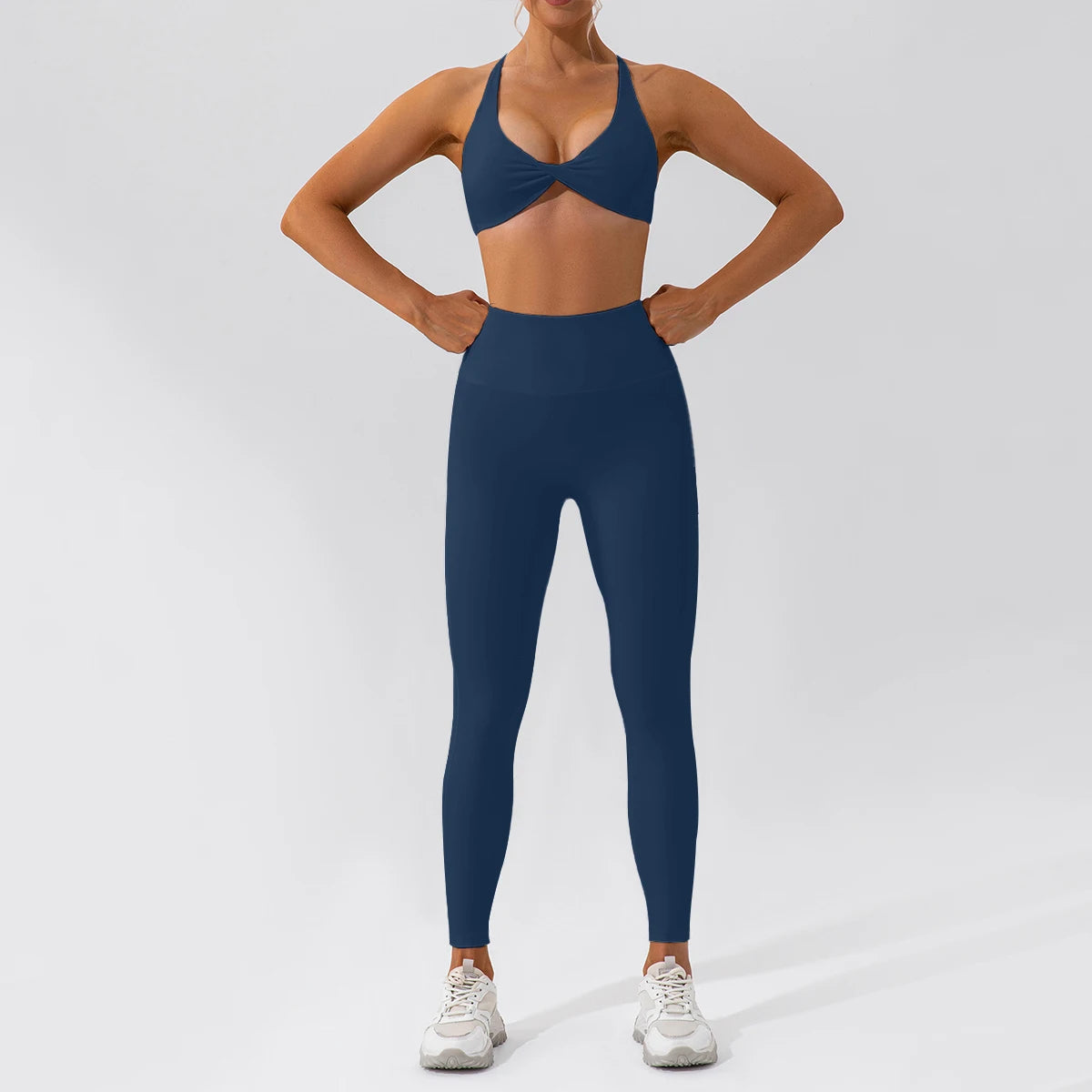Conjunto Deportivo Seamless de Manga Larga 2 Piezas
