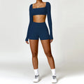 Conjunto Deportivo Seamless de Manga Larga 2 Piezas