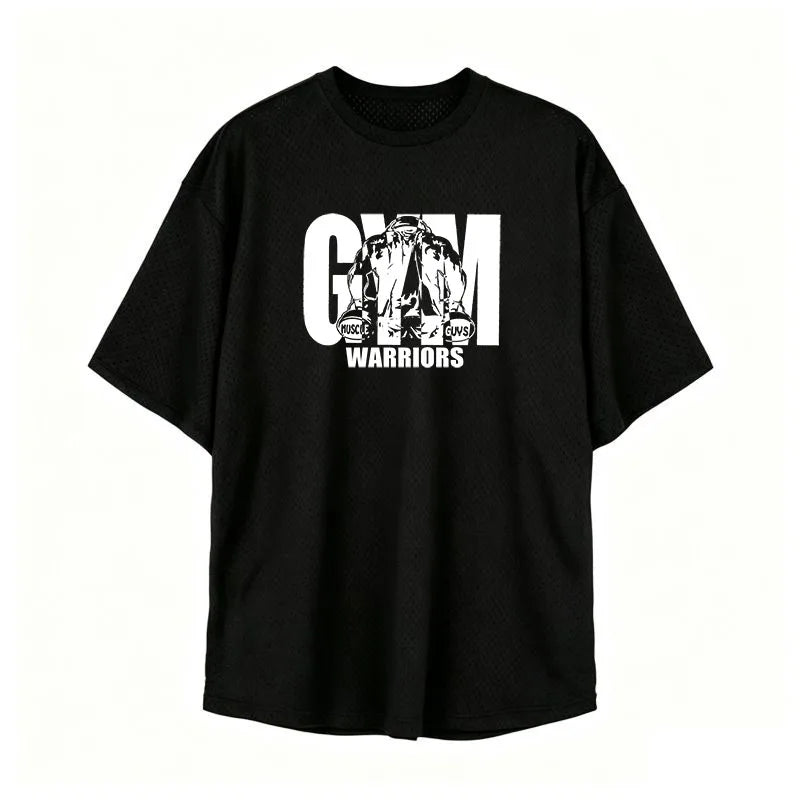 Camiseta Oversize "Gym Warriors"