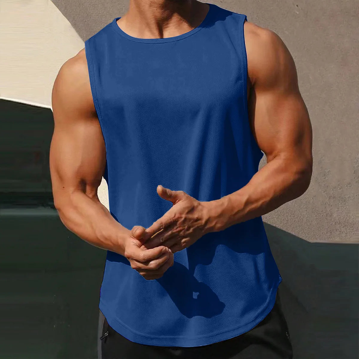 Camiseta Sin Mangas de Algodón