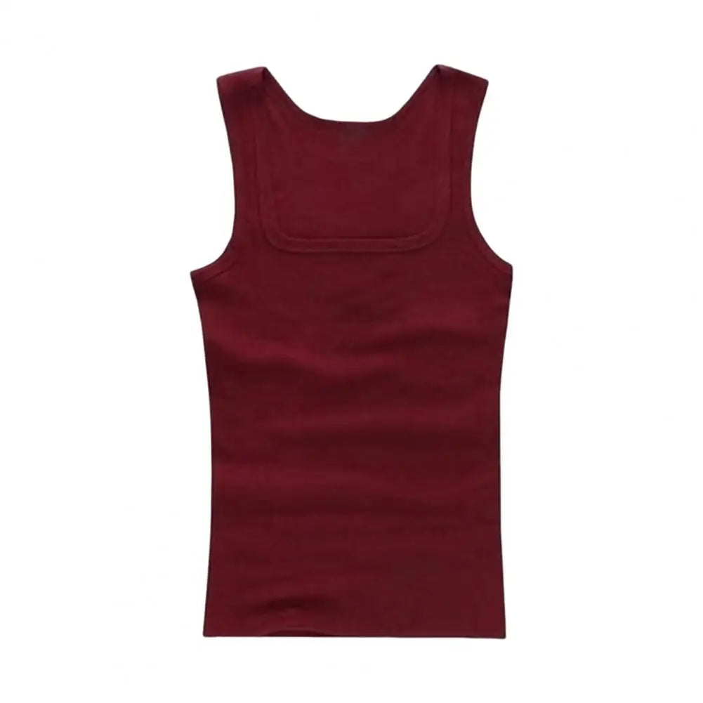 Camiseta de Tirantes Cuello Cuadrado