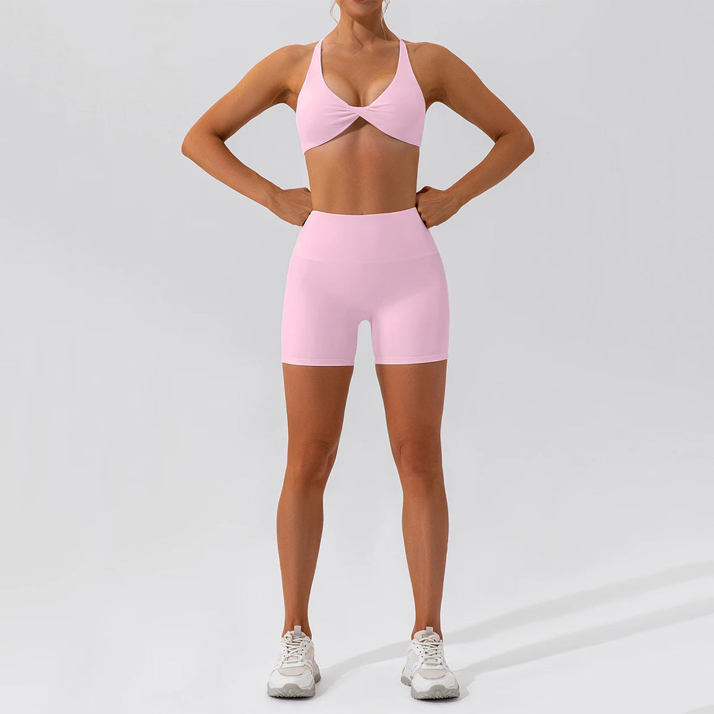 Conjunto Deportivo Seamless de Manga Larga 2 Piezas