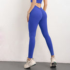 Leggings Deportivos Mujer con Cintura Alta V-Back Scrunch