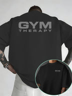 Camiseta Oversize "Gym Therapy"