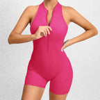 Mono Deportivo Push Up con Cremallera y Copas Integradas