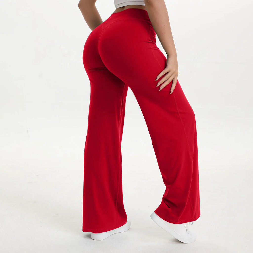 Leggings Deportivos Rectos Mujer Cintura Media