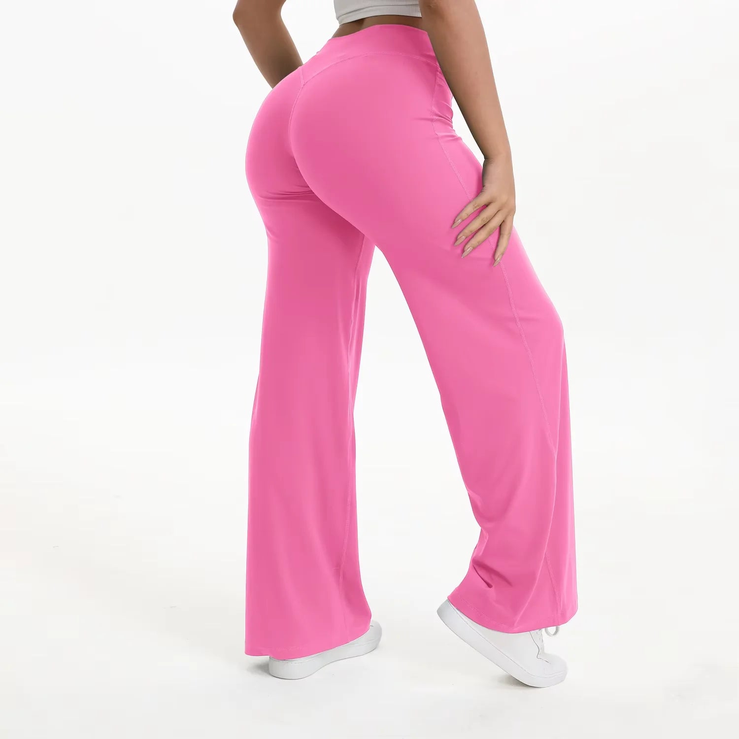 Leggings Deportivos Rectos Mujer Cintura Media