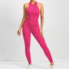 Mono Deportivo Push Up con Cremallera y Copas Integradas