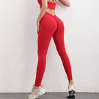Leggings Deportivos Mujer con Cintura Alta V-Back Scrunch