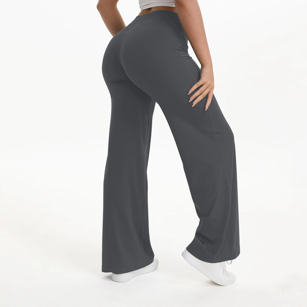 Leggings Deportivos Rectos Mujer Cintura Media