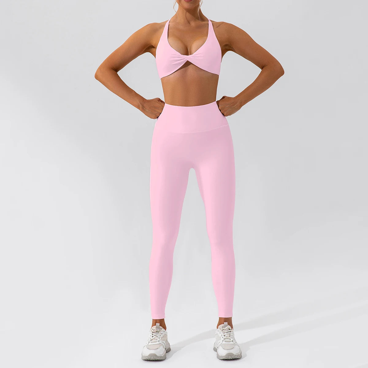 Conjunto Deportivo Seamless de Manga Larga 2 Piezas