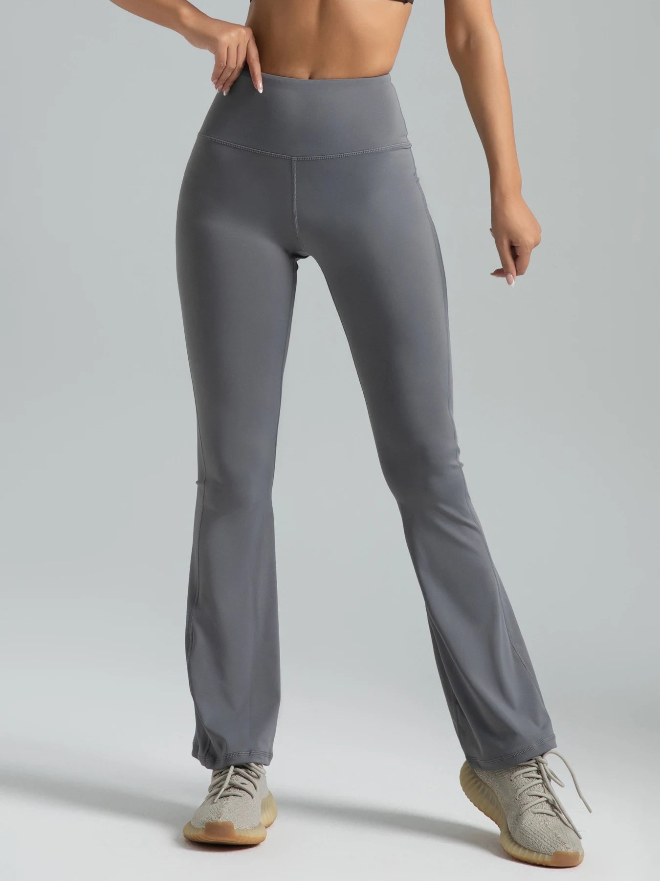 Leggings Acampanados Mujer Cintura Alta