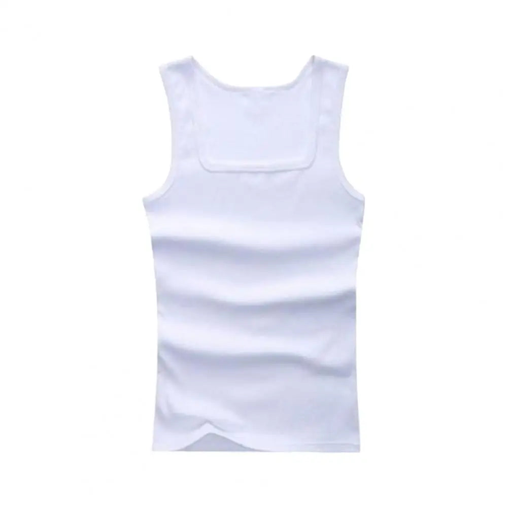 Camiseta de Tirantes Cuello Cuadrado