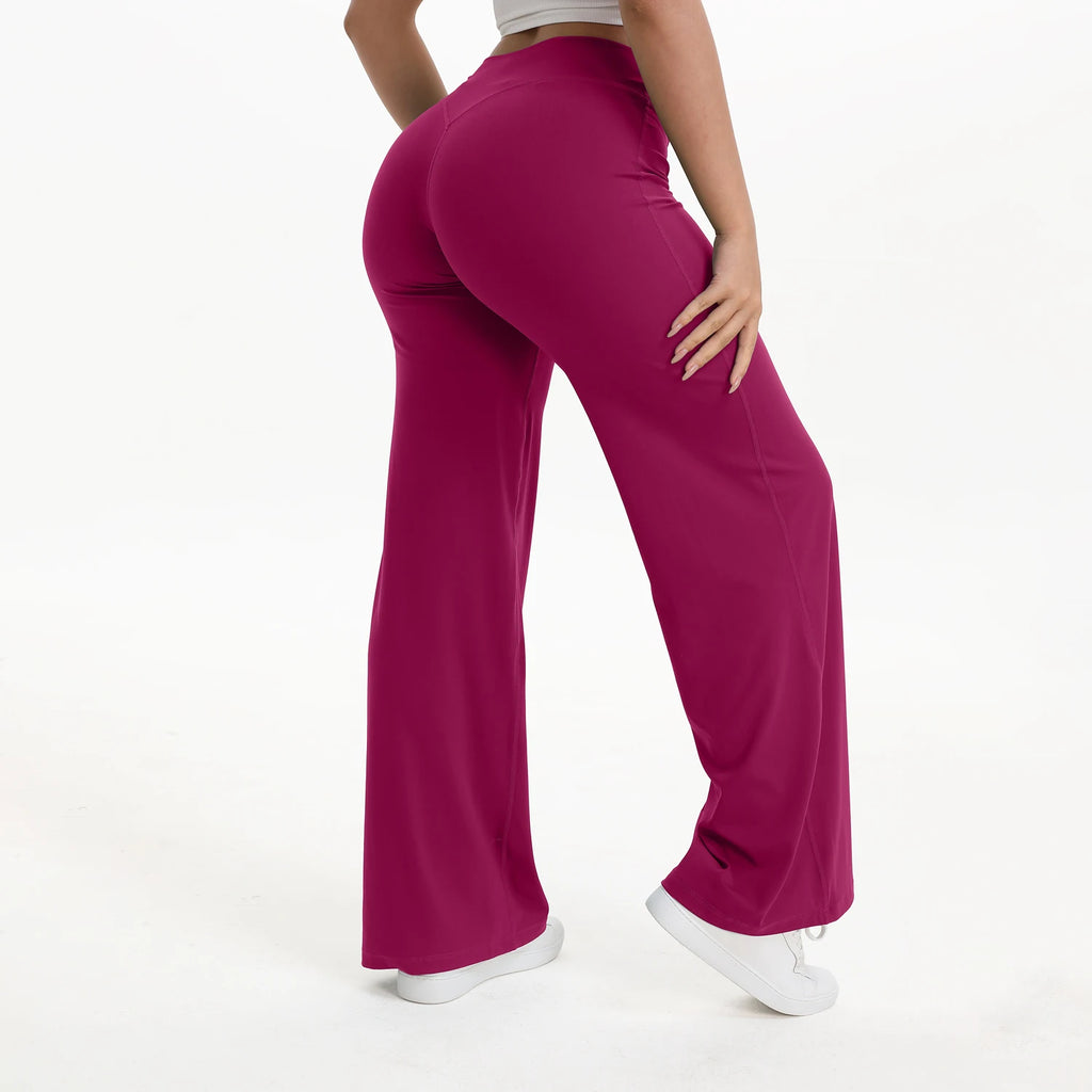 Leggings Deportivos Rectos Mujer Cintura Media