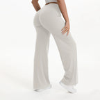 Leggings Deportivos Rectos Mujer Cintura Media