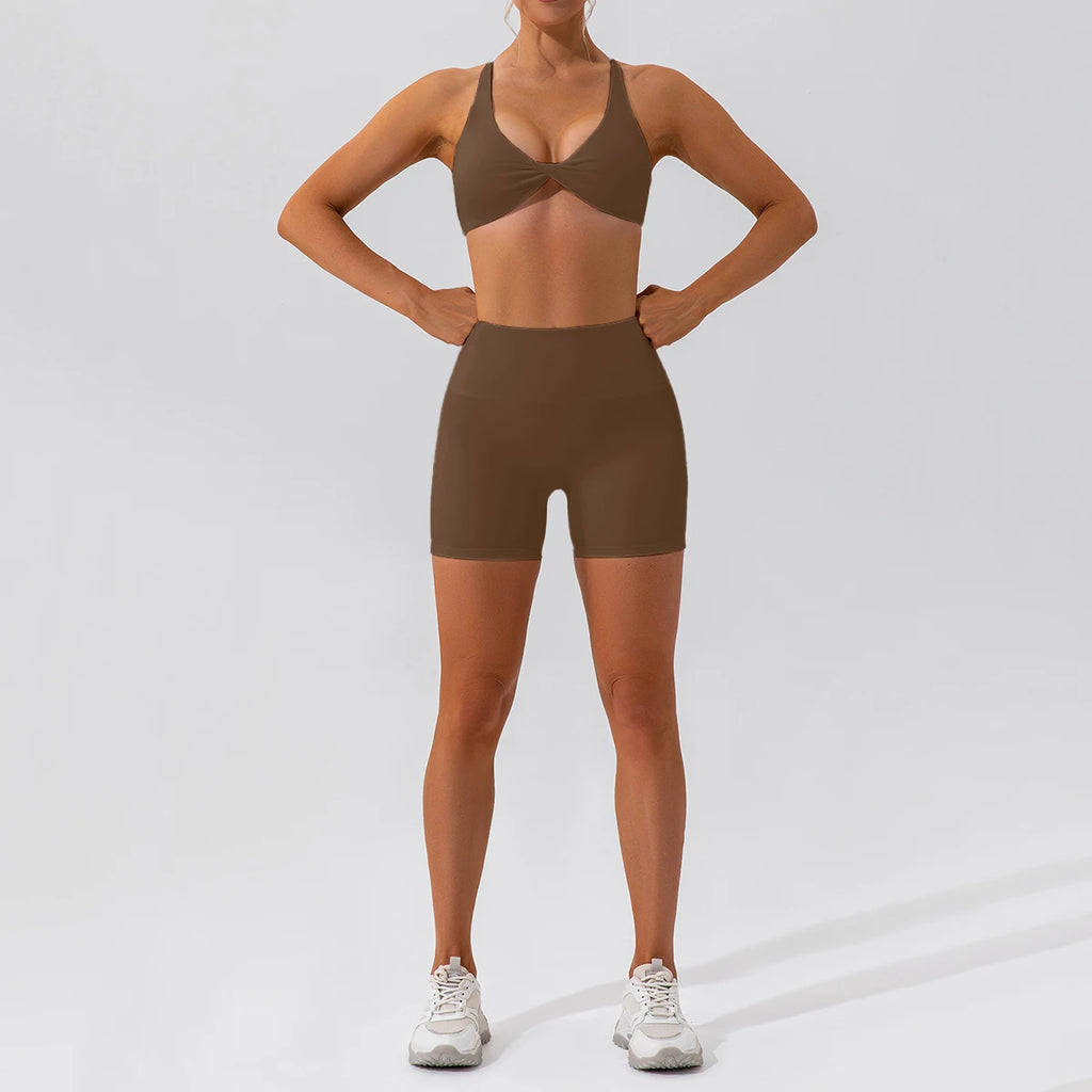 Conjunto Deportivo Seamless de Manga Larga 2 Piezas