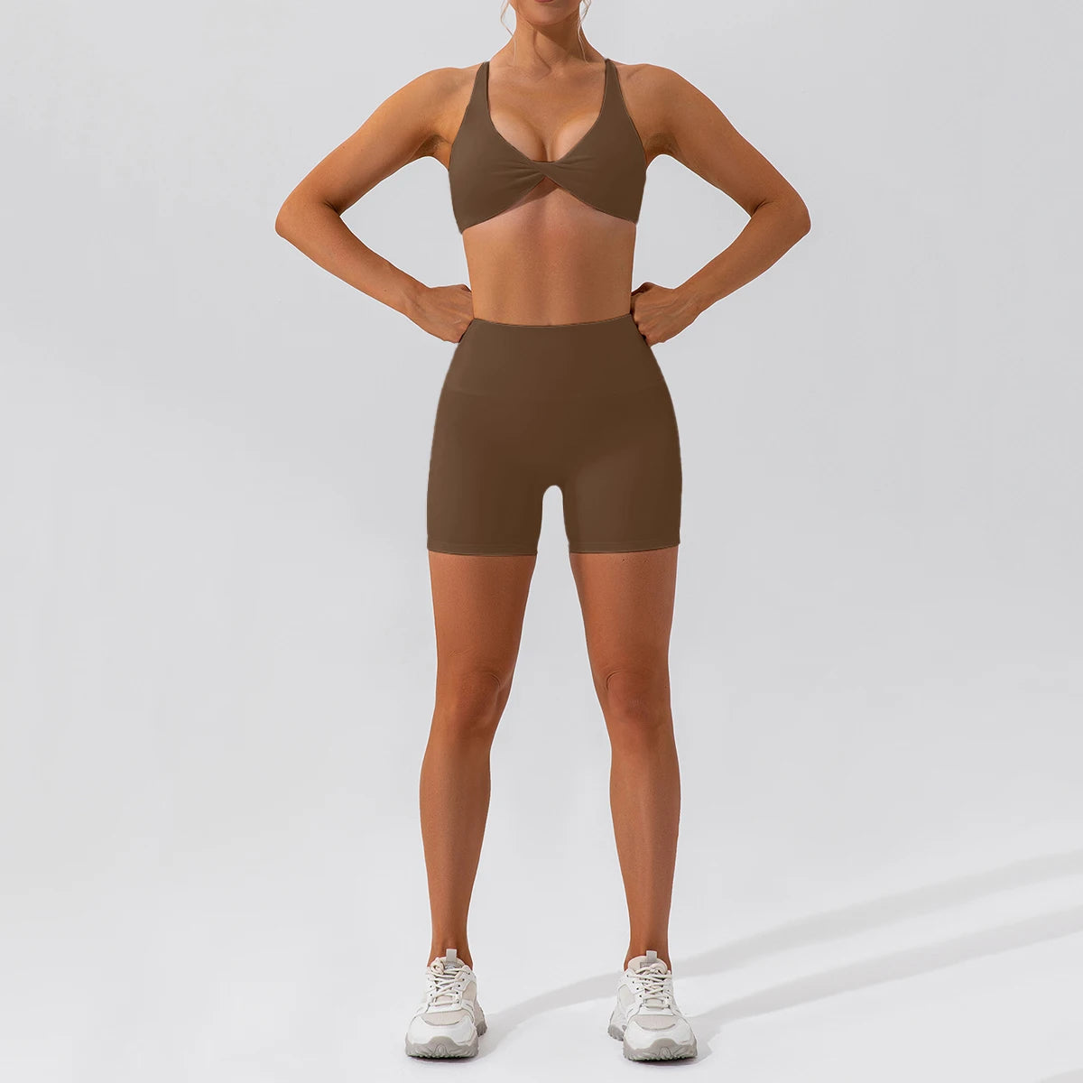 Conjunto Deportivo Seamless de Manga Larga 2 Piezas