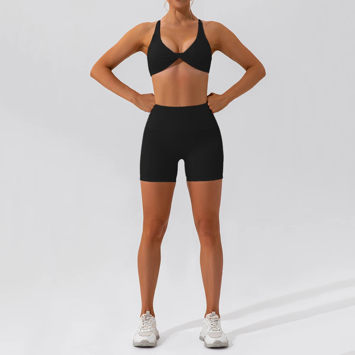 Conjunto Deportivo Seamless de Manga Larga 2 Piezas