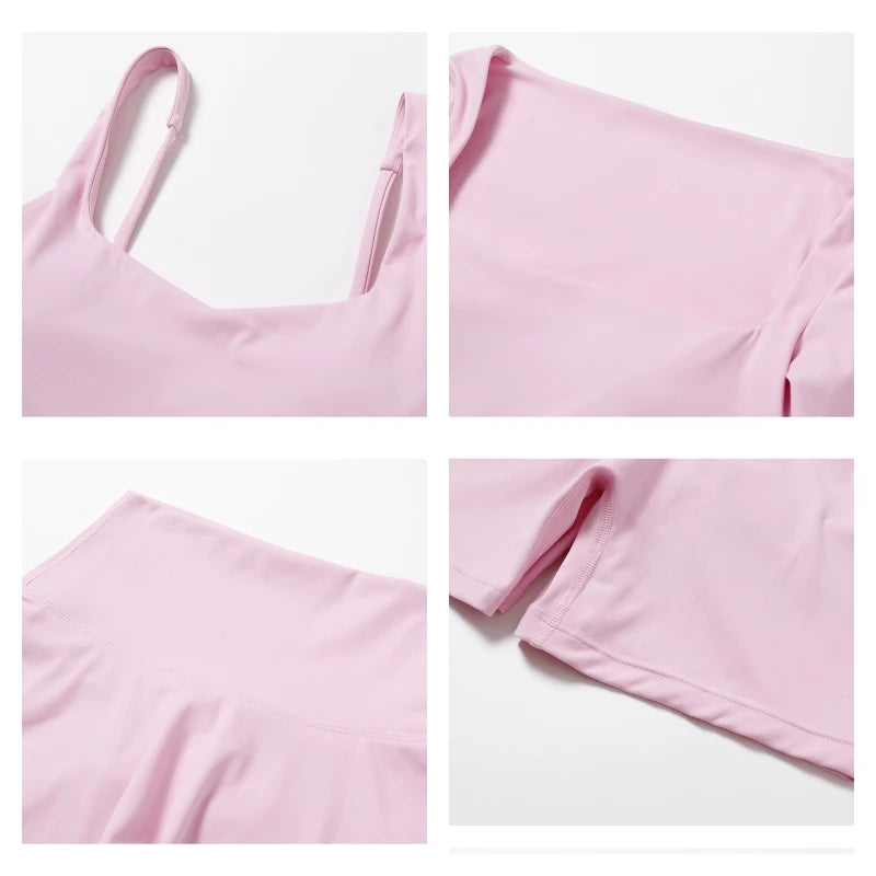 Conjunto Deportivo Seamless de Manga Larga 2 Piezas