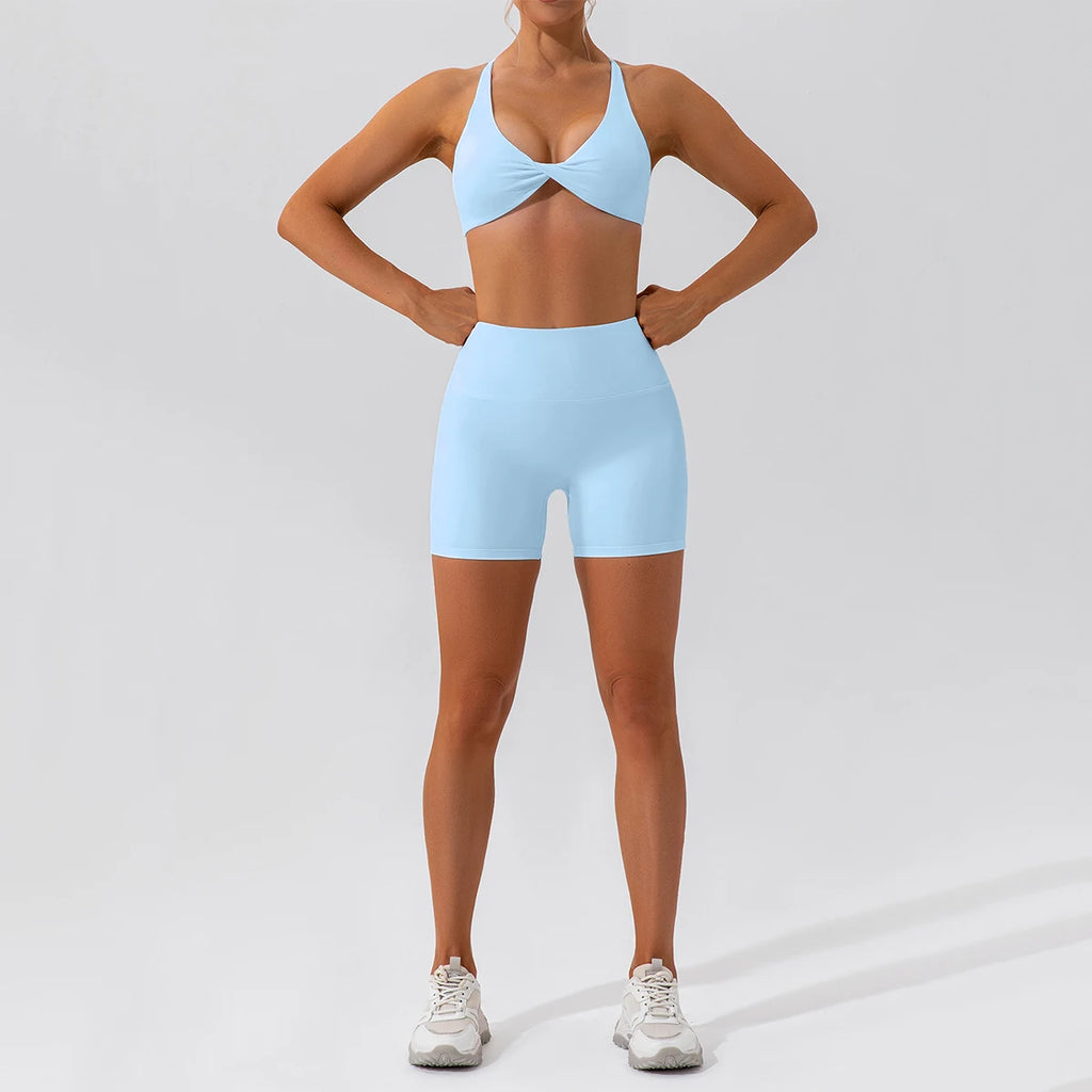 Conjunto Deportivo Seamless de Manga Larga 2 Piezas