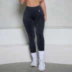 Leggings Deportivos de Cintura Baja con Espalda en V