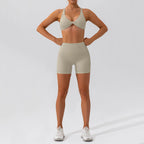 Conjunto Deportivo Seamless de Manga Larga 2 Piezas