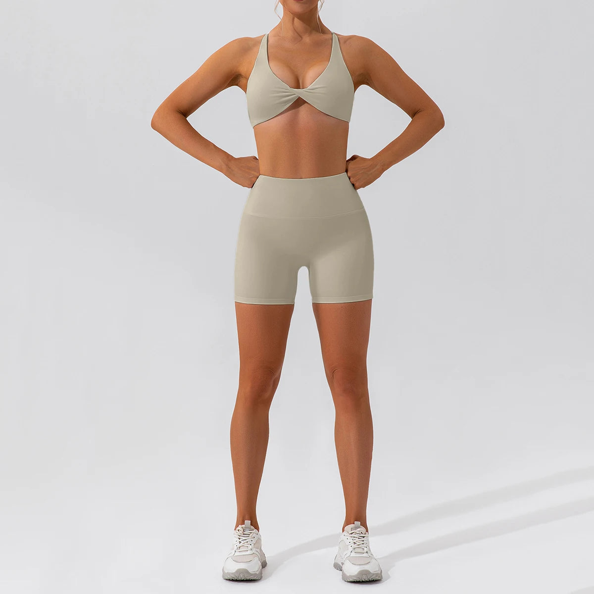 Conjunto Deportivo Seamless de Manga Larga 2 Piezas