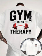 Camiseta oversize  "Gym Is My Therapy"