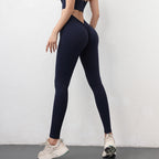 Leggings Deportivos Mujer con Cintura Alta V-Back Scrunch