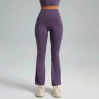 Leggings Acampanados Mujer Cintura Alta