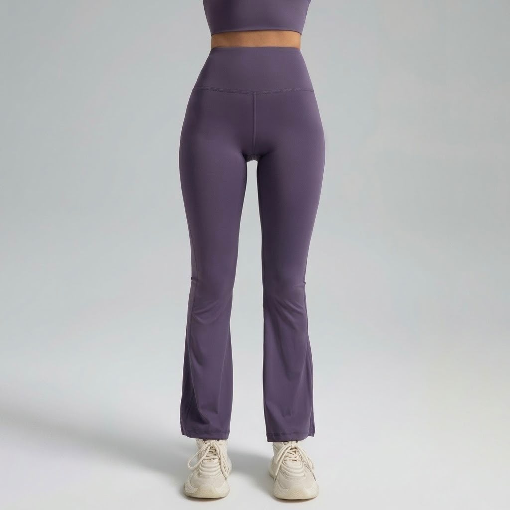 Leggings Acampanados Mujer Cintura Alta