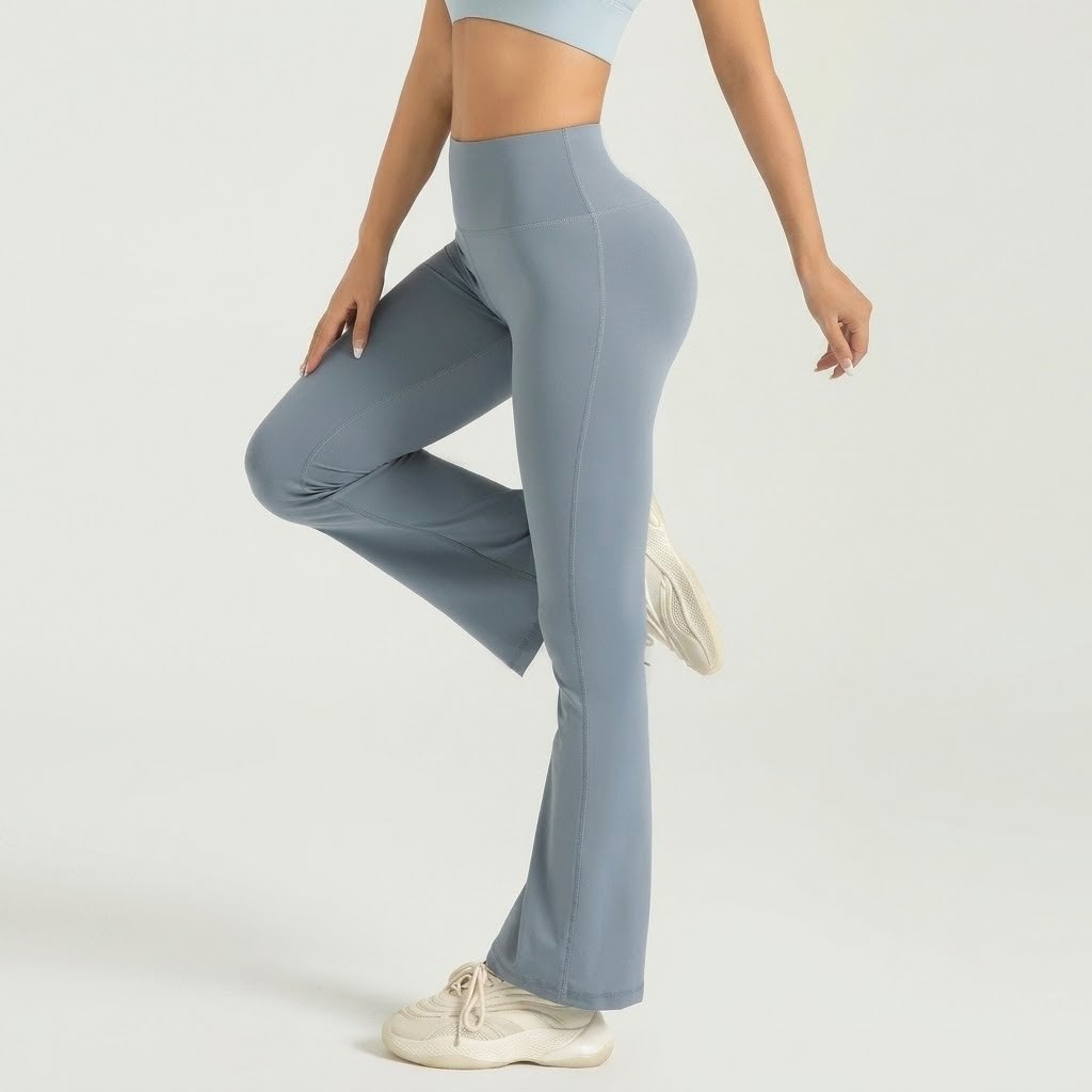 Leggings Acampanados Mujer Cintura Alta